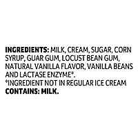 Lactaid Ice Cream Lactose Free Vanilla - 1 Quart - Image 5