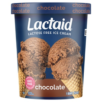 Lactaid Chocolate Ice Cream - 1 Quart - Image 3