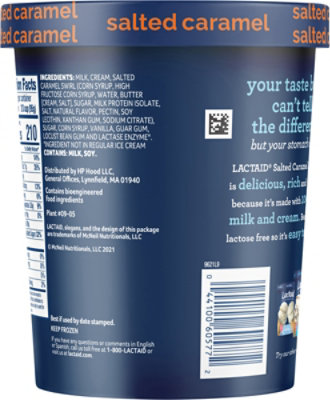 Lactaid Salted Caramel Ice Cream - 1 Quart - Image 6