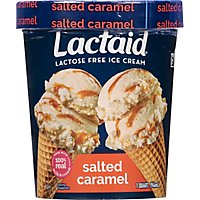 Lactaid Ice Cream Lactose Free Salted Caramel Chip Tub - 1 Quart - Image 2