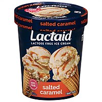 Lactaid Ice Cream Lactose Free Salted Caramel Chip Tub - 1 Quart - Image 1