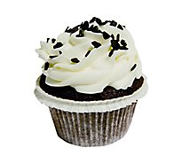 Bakery Cupcake Mini Chocolate With White Icing - Each