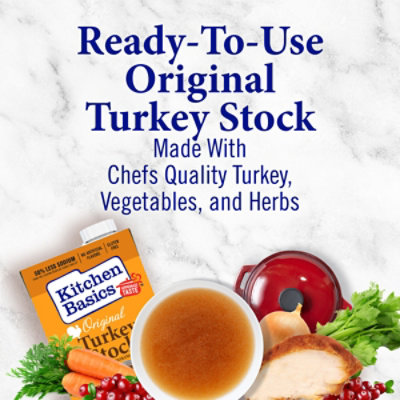 Kitchen Basics Original Turkey Stock Carton - 32 Oz - Image 3