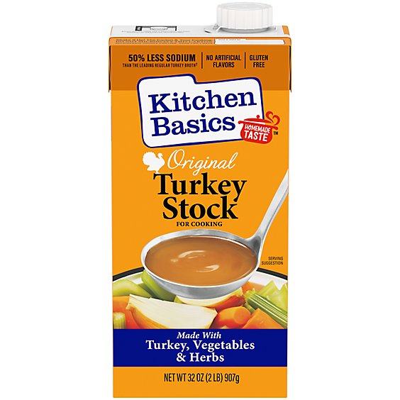 Kitchen Basics Original Turkey Stock Carton - 32 Oz