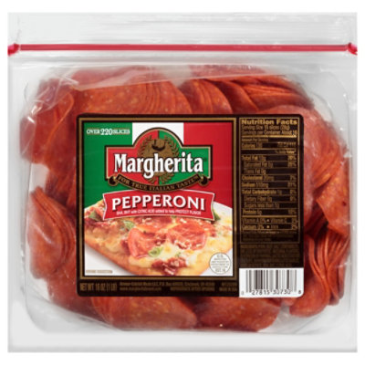 Margherita Pepperoni Sliced - 16 Oz - Image 2