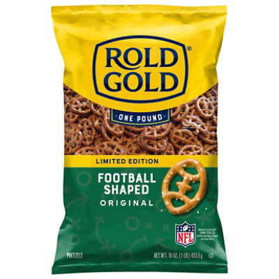 ROLD GOLD Pretzels Shaped Football - 16 Oz