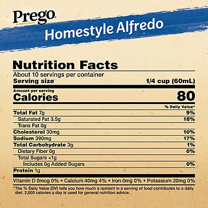 Prego Alfredo Sauce Homestyle Alfredo Value Size - 22 Oz - Image 5