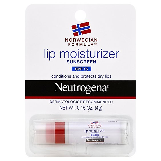 Neutrogena Norwegian Formula Lip Moisturizer Sunscreen Spf 15 - 0.15 Oz