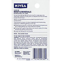 Nivea Lip Care Refreshing Mint & Minerals - .17 Oz - Image 3