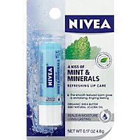 Nivea Lip Care Refreshing Mint & Minerals - .17 Oz - Image 2