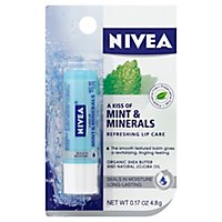 Nivea Lip Care Refreshing Mint & Minerals - .17 Oz - Image 1