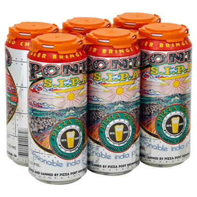 Pizza Port Ponto Session Ipa In Cans - 6-16 Fl. Oz.