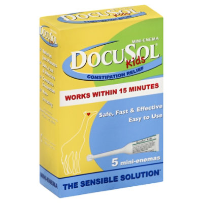 DocuSol Mini-Enema Kids - 5 Count