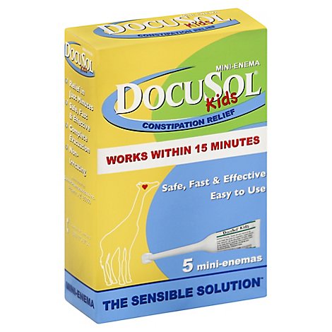 DocuSol Mini-Enema Kids - 5 Count