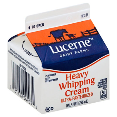Lucerne Whipping Cream Heavy 8 Oz Albertsons