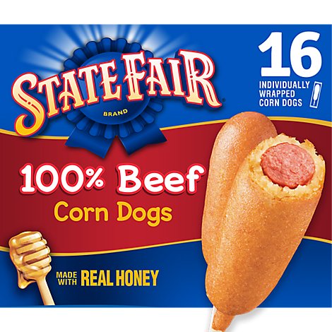 State Fair 100% Beef Corn Dogs - 16 Count