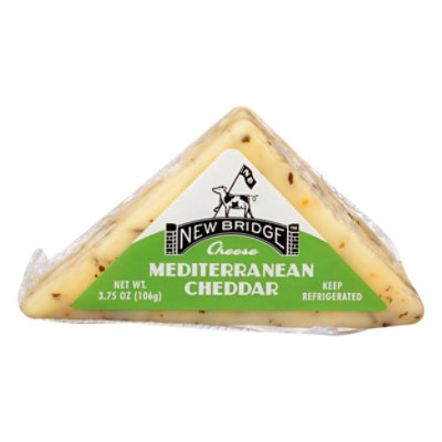 New Bridge Cheese Cheddar Mediterranean Mini - 0.50 Lb