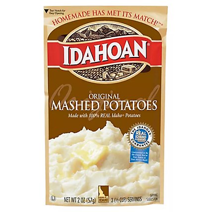 Idahoan Original Mashed Potatoes Pouch - 2 Oz - Image 1