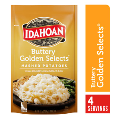 Idahoan Buttery Golden Selects Mashed Potatoes Pouch - 4.1 Oz - Image 1