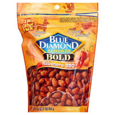 Blue Diamond Almonds Bold Habanero BBQ - 16 Oz - Image 1