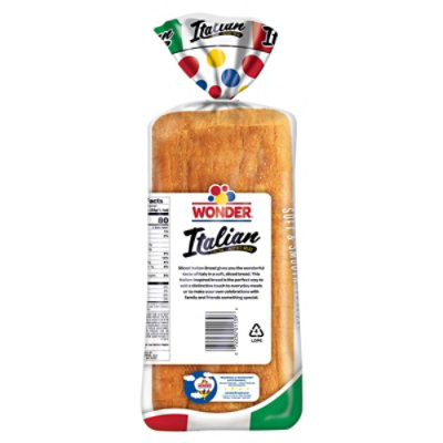 Wonder Bread Italian Bread Italian-Inspired Wide Loaf White Bread  Loaf - 20 Oz - Image 8