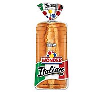 Wonder Bread Italian Bread Italian-Inspired Wide Loaf White Bread  Loaf - 20 Oz