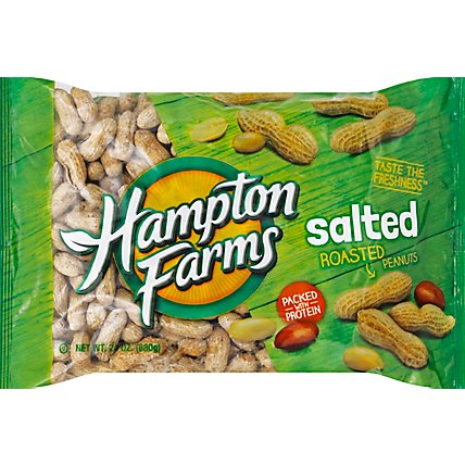 Hampton Farms Peanuts Roasted Salted - 24 Oz - Image 2