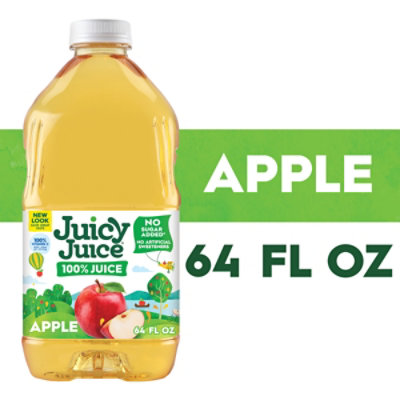 Juicy Juice Apple 100% Juice Bottle - 64 Fl. Oz. - Image 1