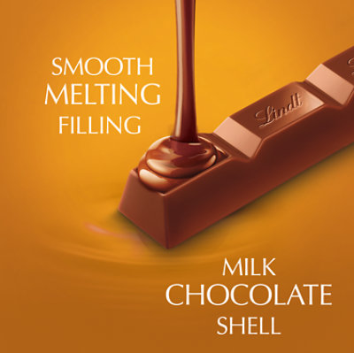 Lindt LINDOR Caramel Milk Chocolate Candy Truffle Bar - 1.3 Oz - Image 3