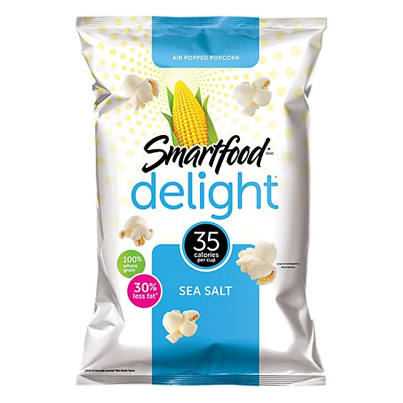 Smartfood delight Popcorn Sea Salt Party Size - 7 Oz