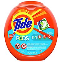 Tide PODS Detergent Pacs Clean Breeze - 72 Count - Image 1