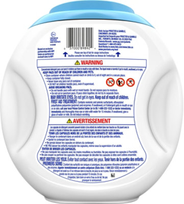 Tide PODS Free & Gentle Liquid Laundry Detergent Pacs - 72 Count - Image 5