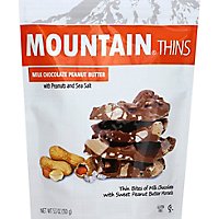MOUNTAIN Thins Chocolate Milk Peanut Butter With Peanuts And Sea Salt Pouch - 5.3 Oz - Image 2