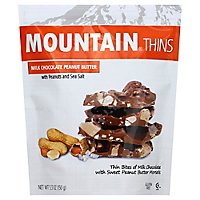 MOUNTAIN Thins Chocolate Milk Peanut Butter With Peanuts And Sea Salt Pouch - 5.3 Oz - Image 1