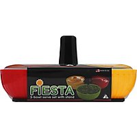 Arrow 3-Bowl Server Set Fiesta With Stand - Each - Image 2