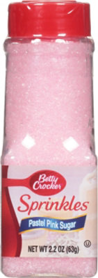 Betty Crocker Sprinkles Sugar Pastel Pink - 2 Oz - Image 2