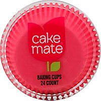 Cake Mate Solid Pink Cupcake Liners - 24 Count - Image 2