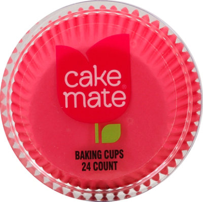 Cake Mate Solid Pink Cupcake Liners - 24 Count - Image 2