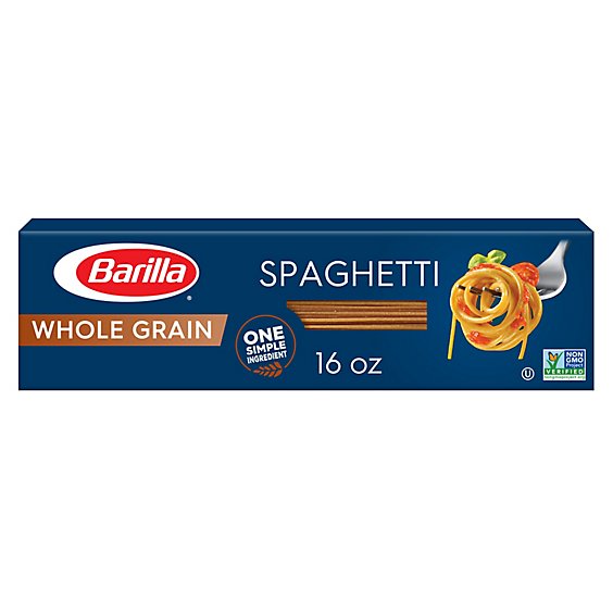 Barilla Pasta Spaghetti Whole Grain Box - 16 Oz