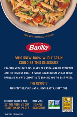 Barilla Whole Grain Penne Pasta - 16 Oz - Image 8