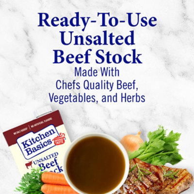 Kitchen Basics Unsalted Beef Stock Carton - 32 Oz - Image 3