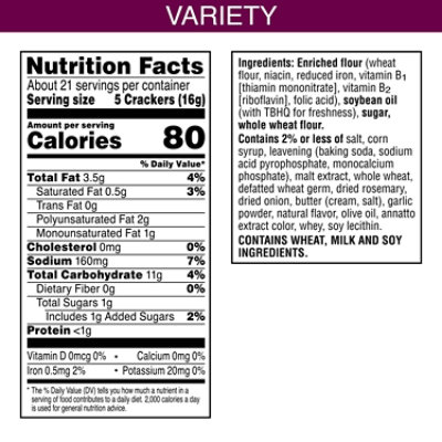 Toasteds Crackers Variety Pack Party Snacks - 12 Oz - Image 6