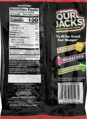 Sour Jacks Candy Watermelon - 5 Oz - Image 6