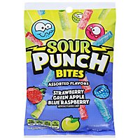 Sour Punch Bites Fruit Flavored Chewy Candy Assorted Bag - 5 Oz - Image 2
