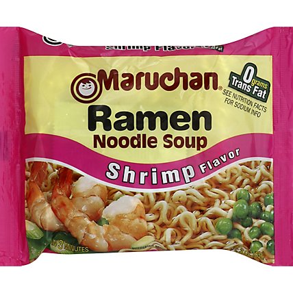Maruchan Ramen Noodle Soup Shrimp Flavor - 3 Oz - Image 2