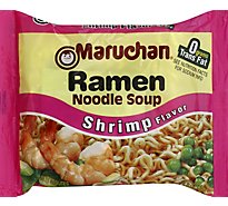 Maruchan Ramen Noodle Soup Shrimp Flavor - 3 Oz