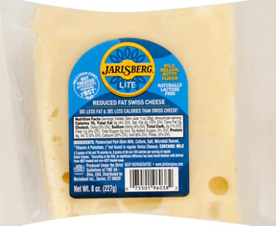 Norweigan Jarlsberg Lite Wedge Ew - 8 Oz - Image 2