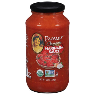 Paesana Pasta Sauce Organic Marinara - 25 Oz - Image 2