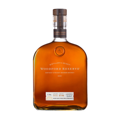 Woodford Reserve Kentucky Straight Bourbon Whiskey 90.4 Proof Bottle - 1.75 Liter - Image 1