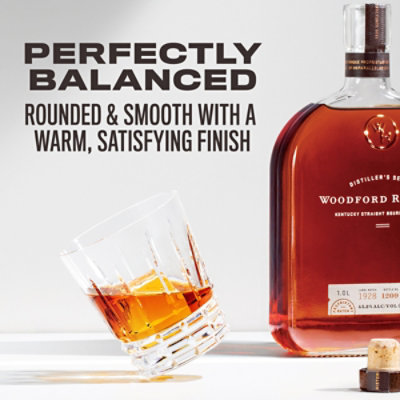 Woodford Reserve Kentucky Straight Bourbon Whiskey 90.4 Proof Bottle - 1.75 Liter - Image 4